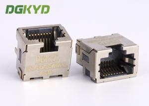 China Custom Shield 8p8c SMD / SMT Rj45 Keystone Jack Extra Low Profile Ethernet Connector on sale