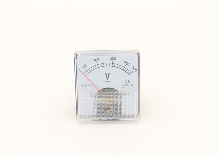 Mini Analog Voltmeter 60*60mm Series Waterproof For Experiment Or Home