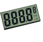 Alphanumeric 7 Segment LCD Display , TN LCD Panel For Weight Counter Front