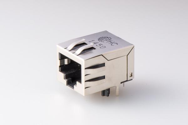 Full Shielded 8P8C Single Port Modular RJ45 Ethernet Jack With Transformer and
