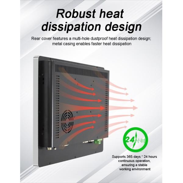 24 Inch Fanless industrial control touchscreens Manufacturer Panel Pc Embedded Android/linux/win 10 11 All in One for Industrial Automation