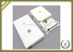 White color 8core wall mountable fiber access terminal box for SC or LC fiber