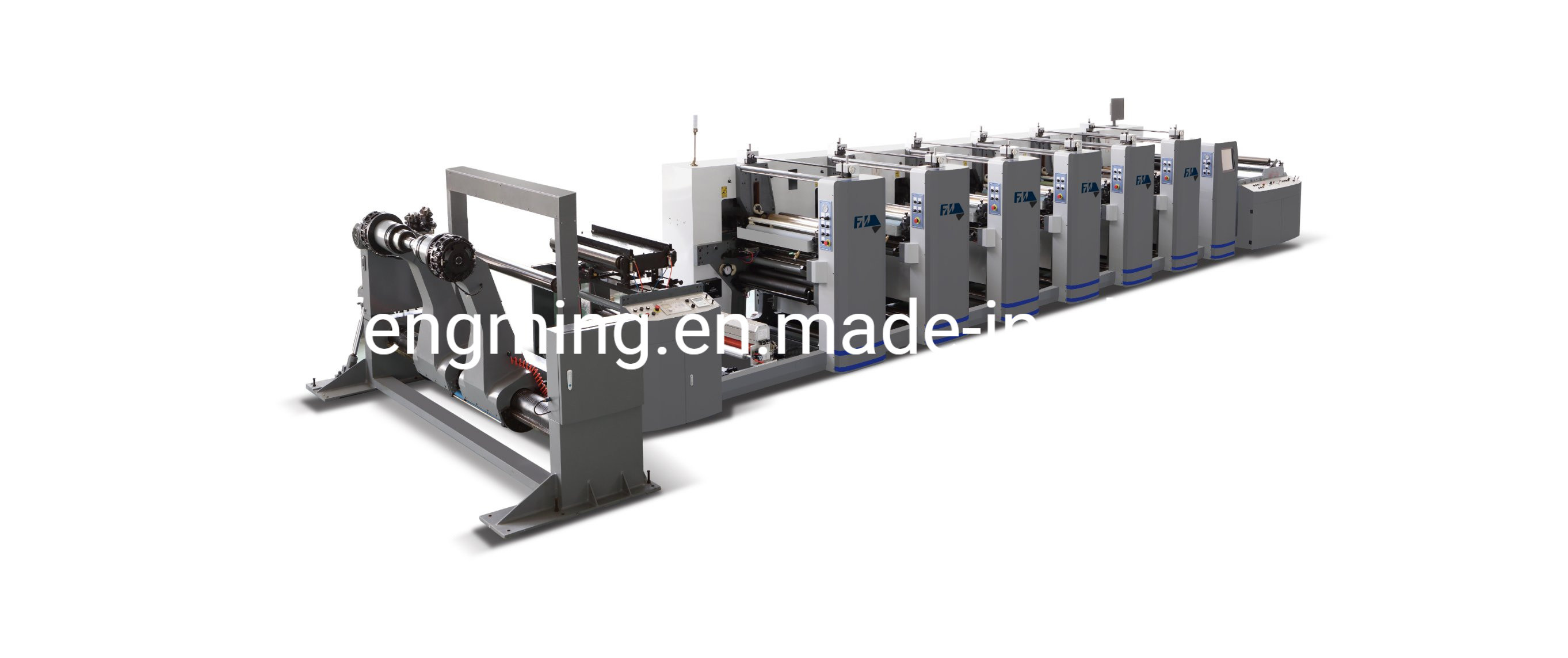 China Unit Type 4/5/6/7/8 Color Flexography CE Approved Flexible Packaging Printing Machine wholesale