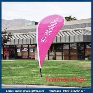 Large Size Teardrop Flags Banner Printing