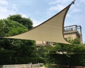 China Pool Porch Small Rectangle Triangle Uv Sun Shade Sail 180gsm wholesale