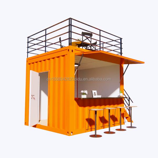 10 Foot Prefabricated Container Store for Fast Food Coffee Bars Customized Color Supermarket Option from Shanghai