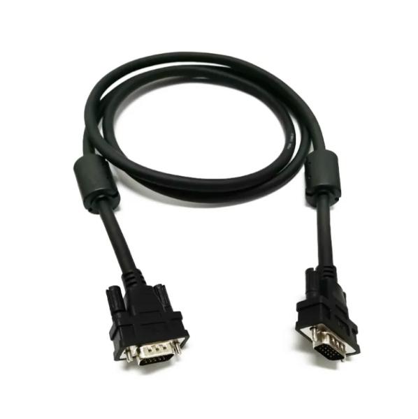 Quality 15 ft Straight Through Serial DB15 Cable Male to Male 15 Pin Computer Port Cord for Data Communication for sale