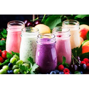 Versatile Reusable Glass Yogurt Jars For Pudding 100ML Capacity