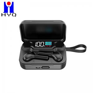 China V5.0 Tws Wireless Earbuds With Power Display Touch Control 2600 mAh Power Bank Hifi Headset wholesale
