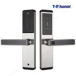 TH522 Apartment Smart Door Lock With Fingerprint Code IC Card Key TTLock Unlock
