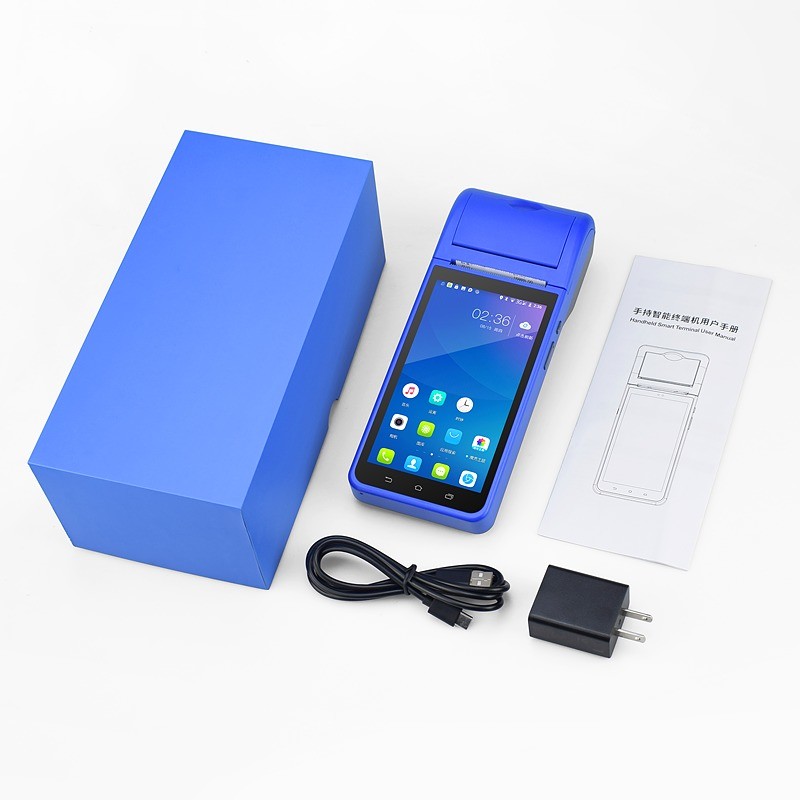 China Capacitive Touch Panel Handheld Android POS Terminal with Printer and Barcode Scanner wholesale