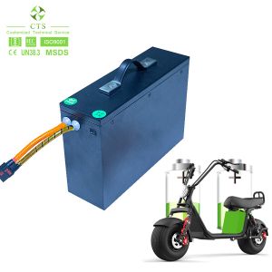 China 52V Electric Bike Lithium Ion Battery 60V 72v E Scooter 52v 35ah With Biuld In BMS wholesale