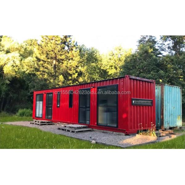 40ft 20ft Modern Luxury Garden Hotel Mobile Small House with Quick Installation and 50/75/100mm Wave Sandwich Panel Wall