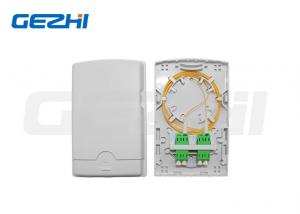 China Sm / Mm 2 Core Wall Mount Fiber Termination Box For Fttx Access And Tele Communications Network wholesale