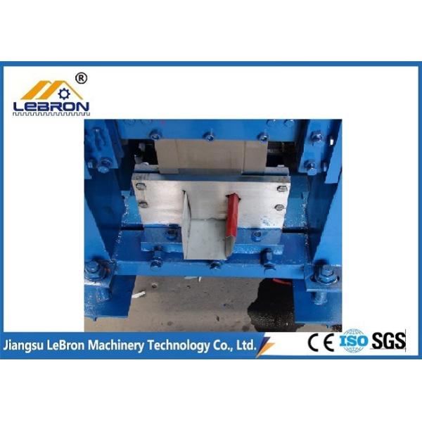 Hydraulic guillotine Metal Gutter Roll Forming Machine CNC Control