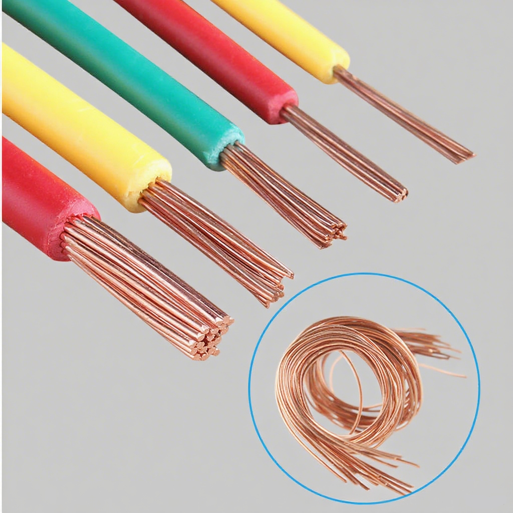 Stranded Copper Conductor Electric Wire
