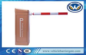 Servo Motor Boom Barrier Gate , Traffic Barrier Gate For Automated Car Parking System