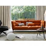 Large Husk Tufted Fabric Sofa Living Room Furniture With Cushion Armrest