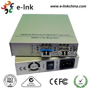 China 10G Fiber Ethernet Media Converter SFP+ to UTP with Build-in Power Supply wholesale