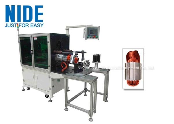 Horizontal Coil Stator Winding Inserting Machine / Automatic Stator Coil