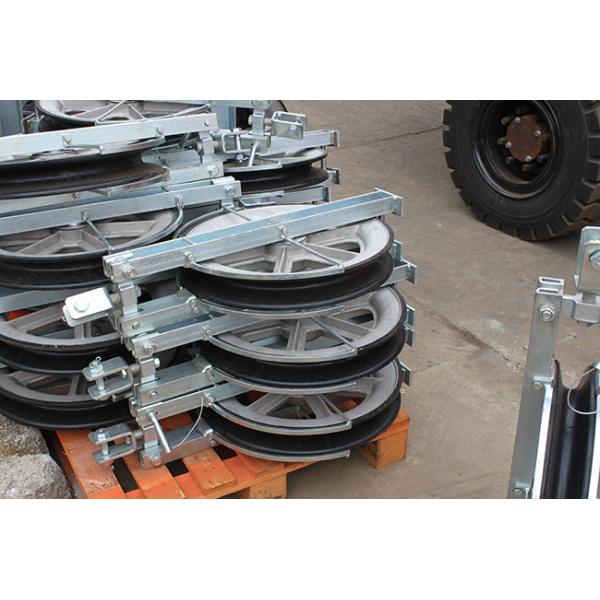 Aluminum Single Conductor Pulleys Stringing Pulley 500mm2 20kN