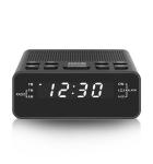 Digital Portable Clock Radio USB Rechargeable With Snooze Alarm Functions