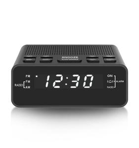 Digital Portable Clock Radio USB Rechargeable With Snooze Alarm Functions