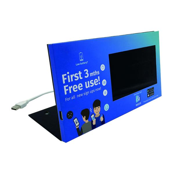 10 inch point of purchase pop video display with video play loop function in