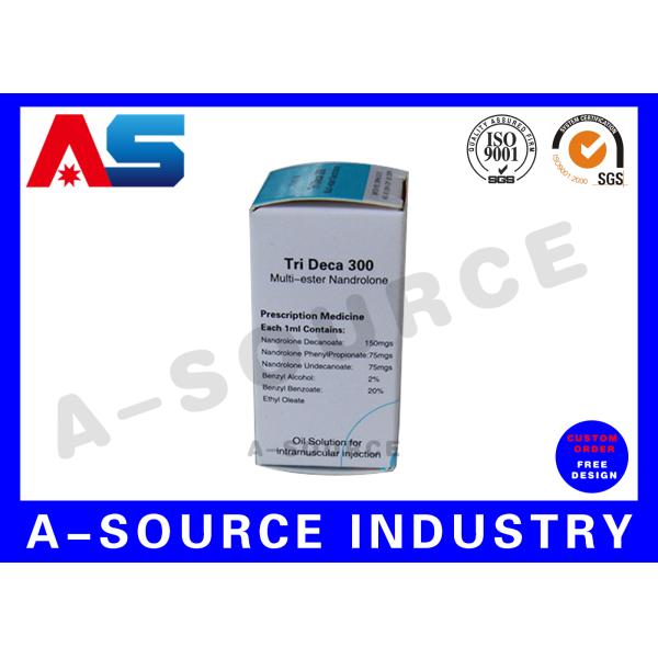 Pharmacy Paper Carton 10ml Vial Boxes Custom Vinyl Labels For Laboratory Vials 10ml bottle labels