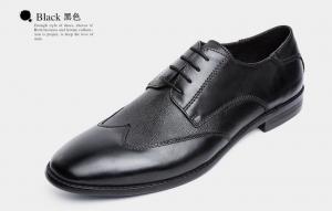 China Anti - Slip Italy Handmade Oxford Shoes , Full Grain Leather Mens Brown Formal Shoes wholesale