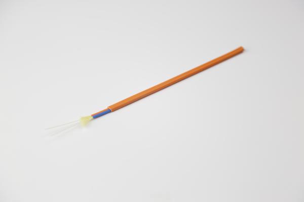 Quality LSZH ruggedized flat 2 core duplex multimode fiber optic cable,with added protective layer making it more rugged for sale
