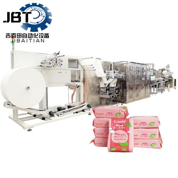Automated High Efficiency Baby Wipes Making Machine With Customized Production