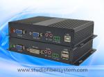 Uncompressed 1080P vga kvm to fiber extender with local vga loopout and external