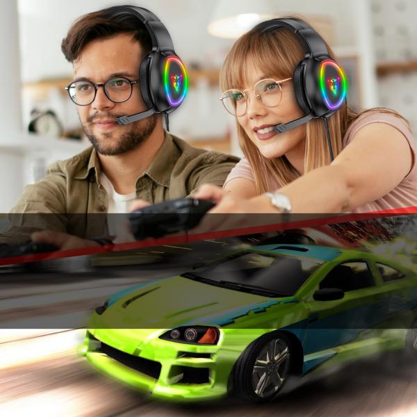 G2 Super comfortable hot-selling wired nois Super Comfortable Hot-Selling Wired Noise-Cancelling Luminous Gaming Headset