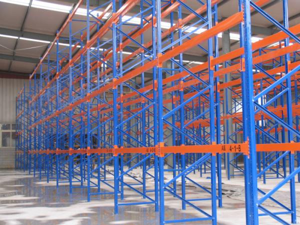 Quality Roll Formed Selective Pallet Racking For Warehouses , Heavy Duty Pallet Racking System for sale