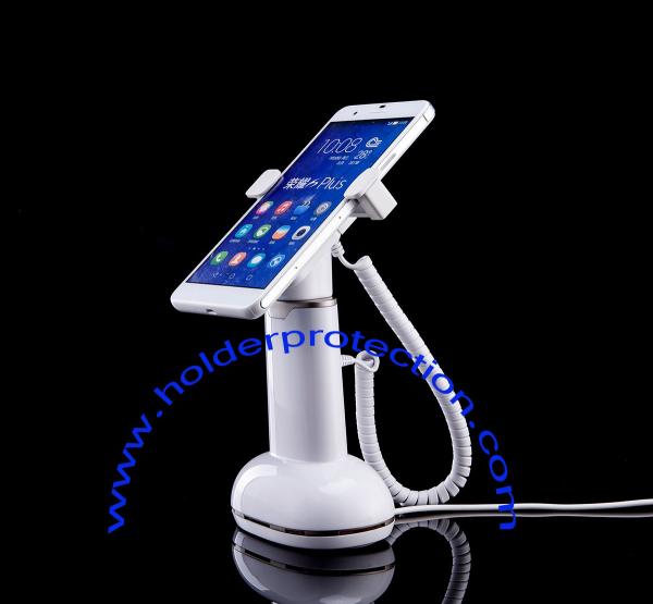 Quality COMER security desk mounting for Anti-theft smart phone display stands with alarm sensor for sale