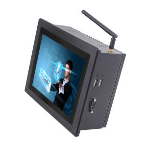 2mm tempered glass RS232 Industrial Lcd Panel Pc With GPIO