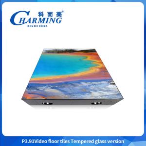 China High Quality P3.91 Pixels Floor Tile Screen High Load-Bearing Waterproof And Moisture-Proof Display Panel Party Rental LED Video Dance Floor wholesale