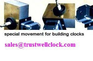 movement for tower clocks,mechanism for tower clocks,master clock and slave