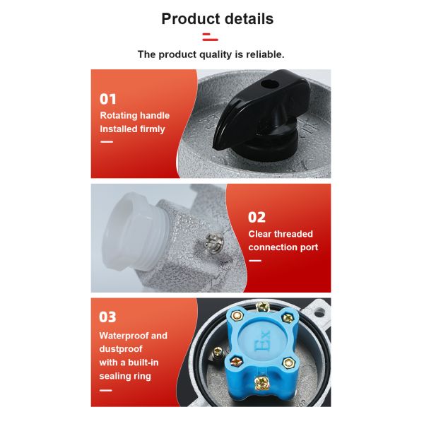 SW Series IP66 Explosion-proof Aluminum Alloy Lighting Switches uk standard wall switches