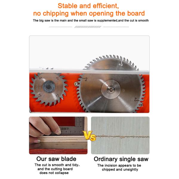 Adjustable Height Industrial Cnc Panel Saw Mini 10cm - 230cm For Wood Cutting