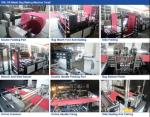 Touch Screen Computer Non Woven Bag Making Machine With Handle Fix Device