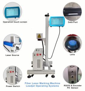 Date Coding Fiber Laser Engraving Machine For Metal ISO CE Certificate