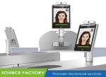 Android Temperature Measurement Face Recognition Terminal IP67 For Turnstile