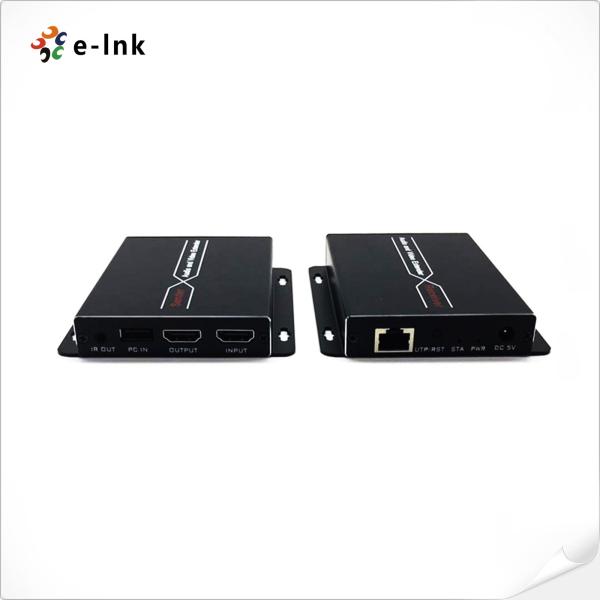 KVM Extender Video Audio Transmission Over IP KVM Extender Support Keyboard
