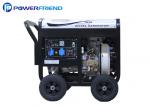 7KVA Electric Start Small Portable Diesel Generator With Wheels And Handles