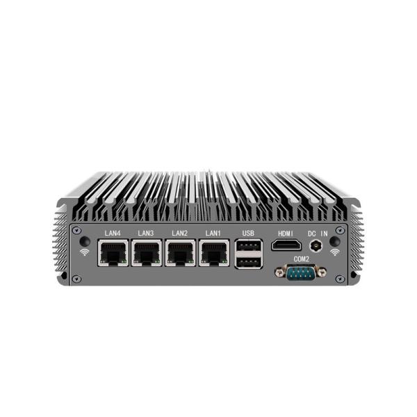 Quality fanless embedded box pc intel celeron J4125 N5105 mini pc computer for industrial for sale