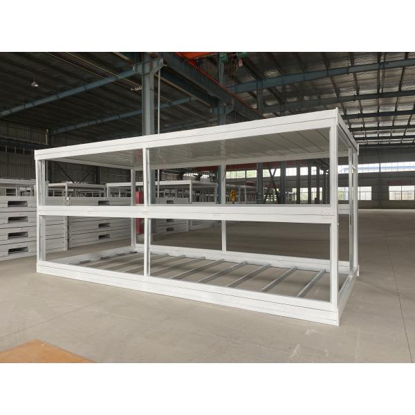 OEM Stacked Prefab Folding Container House Windproof Warm