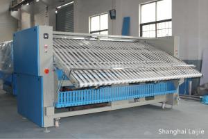 China 380V Heavy Duty Bed Sheet Folding Machine , Automatic Laundry Folder wholesale