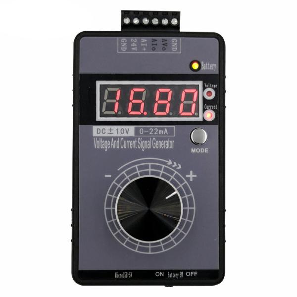Quality 0-5V 0-10V 4-20mA Signal Generator Adjustable Voltage Current Signal -10V 0-22mA Source Simulator for sale